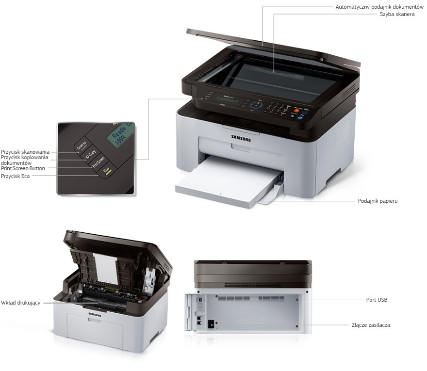 Urządzenie wielofunkcyjne laserowe Samsung Xpress M2070 (SL-M2070/SEE)